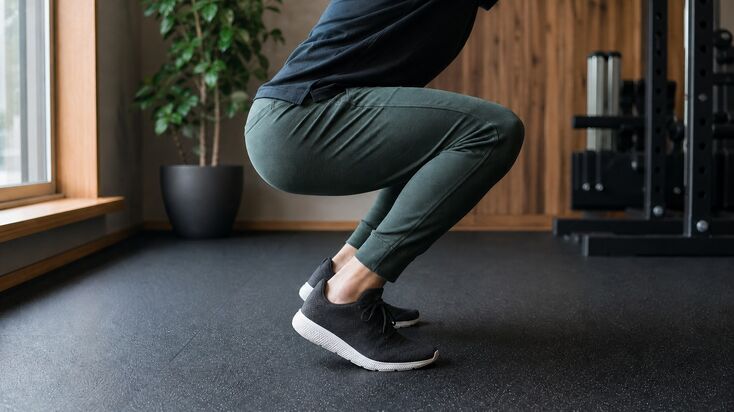 スクワットでかかとが浮くのはなぜ？原因を決めつけない4段階チェック